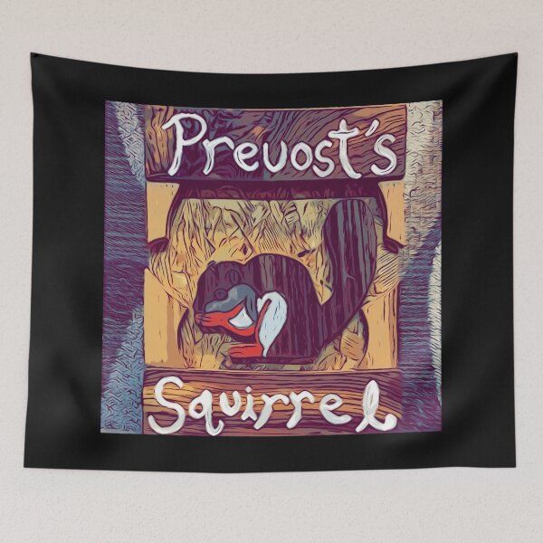 Item preview, Black and Reddish Brown Asiatic Prevost’s Squirrel Intarsia designed and sold by Jonathan's Nature Crafts.