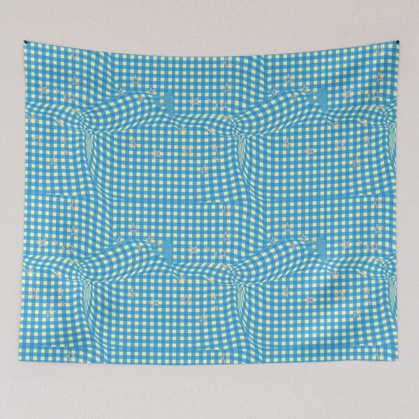 Item preview, Blue gingham vintage designed and sold by CandyVenom.