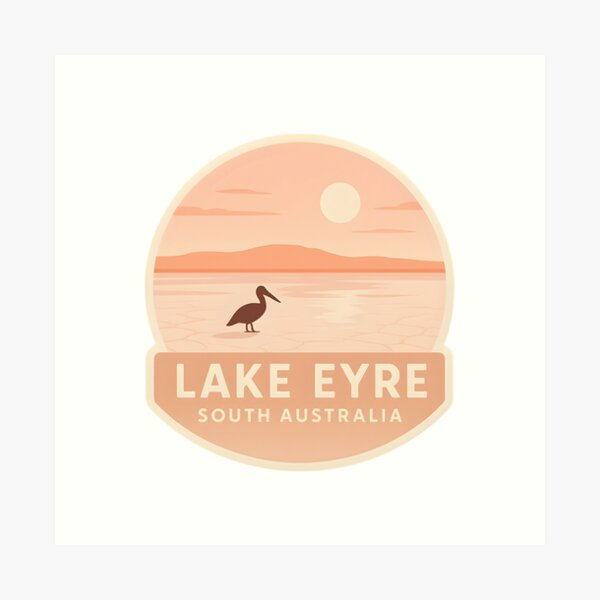 Item preview, Lake Eyre South Australia designed and sold by LoveLabDesign.
