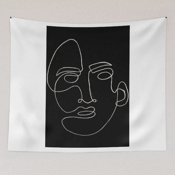 Item preview, abstract man face  designed and sold by thissmarwa.