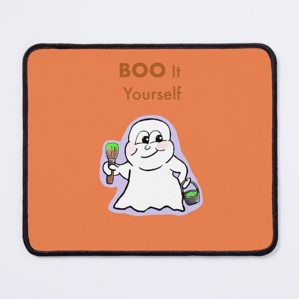 Item preview, BOO it yourself ghost - orange text designed and sold by Micki Moxie.