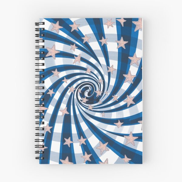 Item preview, Blue gingham swirl designed and sold by CandyVenom.