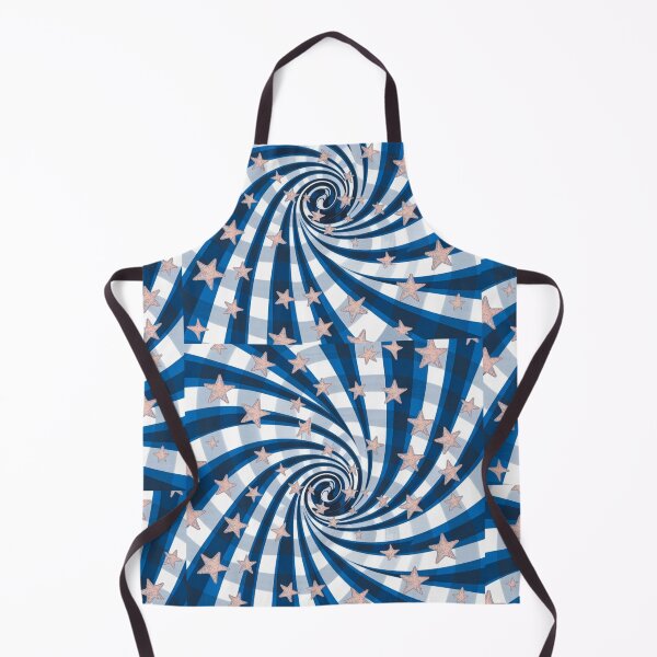 Item preview, Blue gingham swirl designed and sold by CandyVenom.