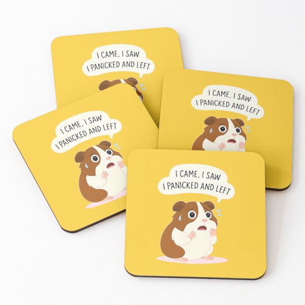 Item preview, I Came, I Saw, I Panicked | Funny Guinea Pig designed and sold by ArtNettie.