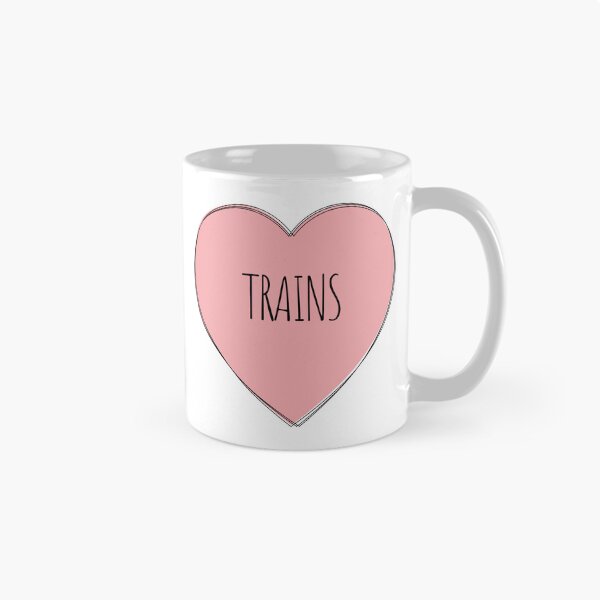 Item preview, I Love Trains Heart designed and sold by MaryAller.