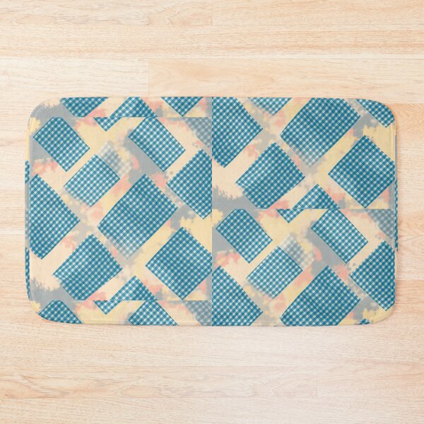 Item preview, Blue gingham patchwork designed and sold by CandyVenom.