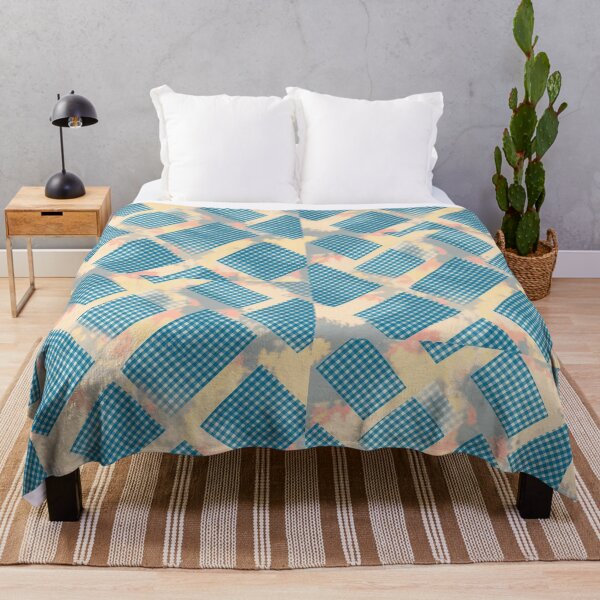 Item preview, Blue gingham patchwork designed and sold by CandyVenom.