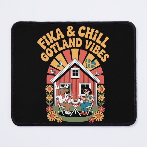 Item preview, Fika & Chill – Gotland Vibes Swedish Coffee Time designed and sold by paulo silveira.