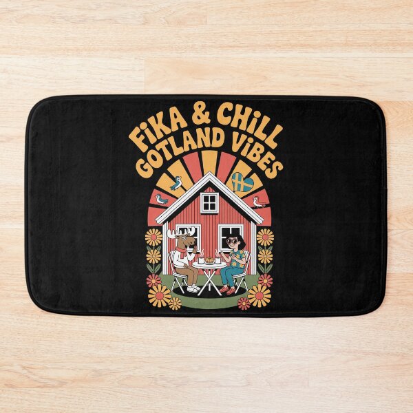 Item preview, Fika & Chill – Gotland Vibes Swedish Coffee Time designed and sold by paulo silveira.