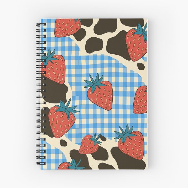 Item preview, Blue gingham cow print designed and sold by CandyVenom.