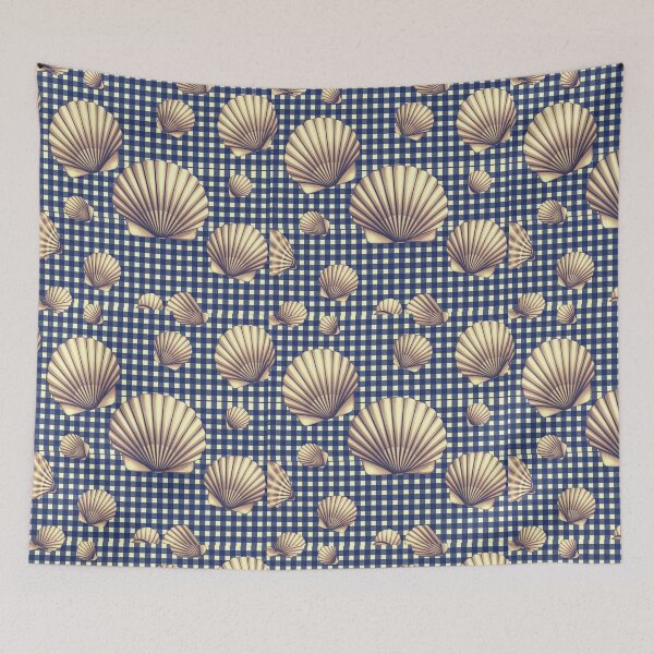 Item preview, Blue gingham nautical designed and sold by CandyVenom.