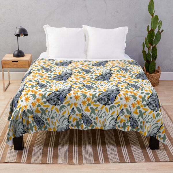 Item preview, Blue Bat, Colorful plants designed and sold by Nawafiadesigns.