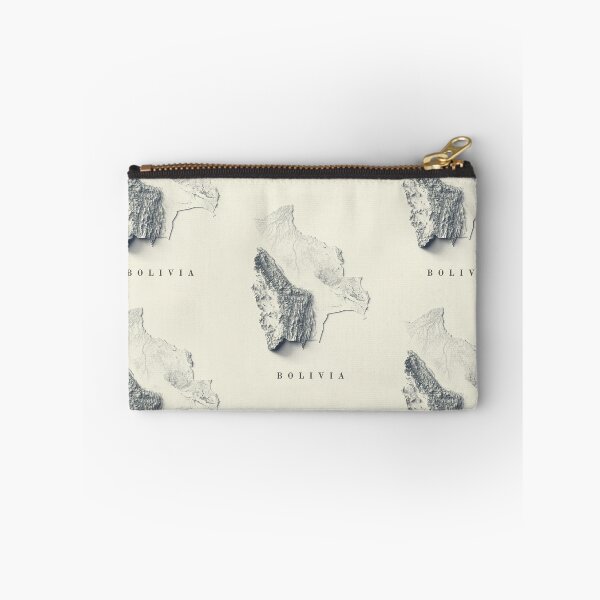 Item preview, Bolivia Shaded Relief 3D Map digitally-rendered designed and sold by ThinkAboutMaps.
