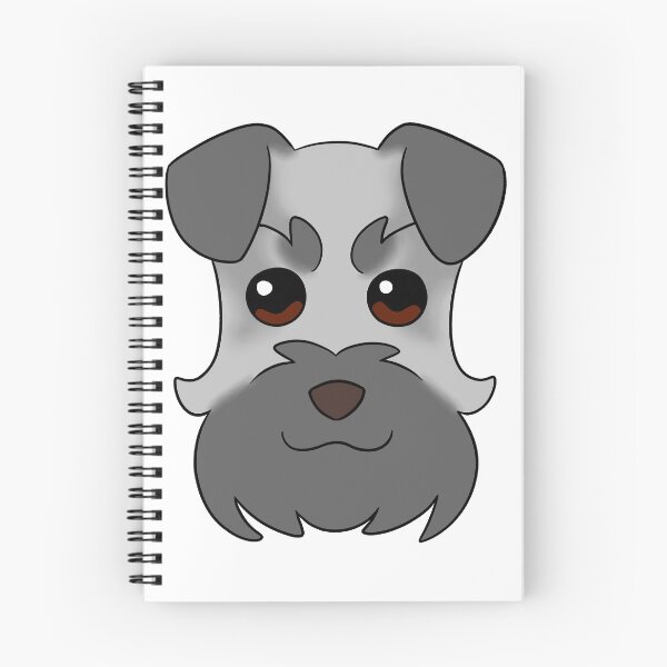 Item preview, Light Grey Schnauzer Dark Grey Snout Brows Ears designed and sold by OliRoseArt.