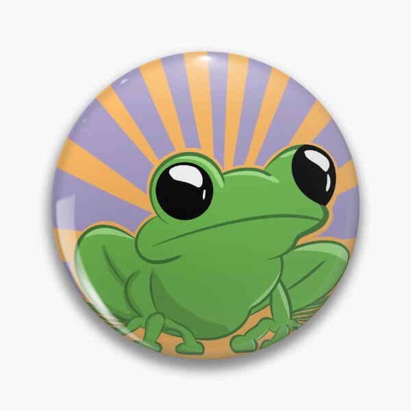 Item preview, Cute Shouting Frog - RIBBET! designed and sold by HairyBanana.