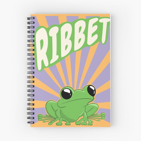Item preview, Cute Shouting Frog - RIBBET! designed and sold by HairyBanana.