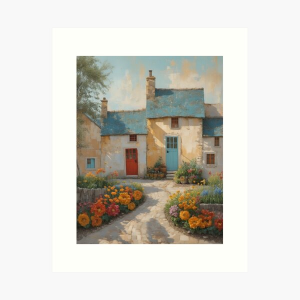 Item preview, Colorful Coastal House designed and sold by Tonabanda.