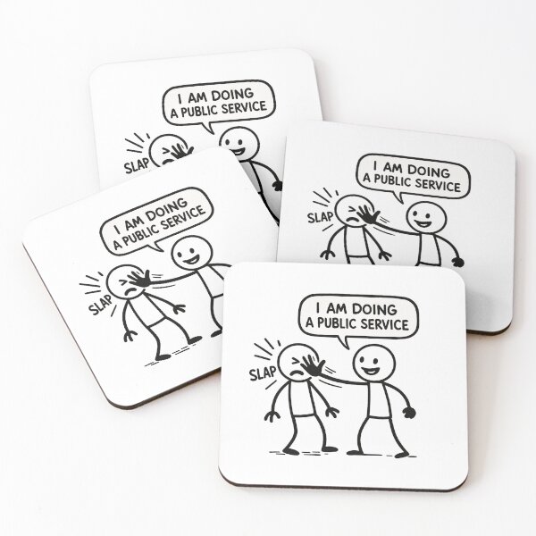 Item preview, I am doing a public service designed and sold by OddDuckProduct.