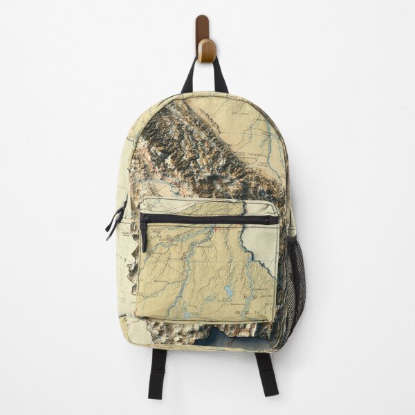 Item preview, 1971 Bolivia Shaded Relief Map 3D digitally rendered designed and sold by ThinkAboutMaps.