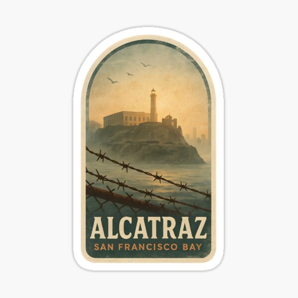 Item preview, Alcatraz San Francisco Bay designed and sold by LoveLabDesign.