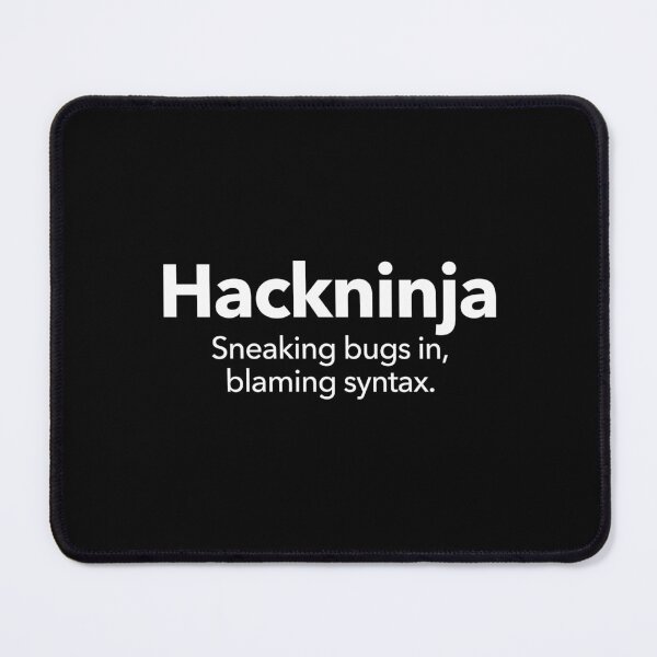 Item preview, Hackninja designed and sold by Textitude.