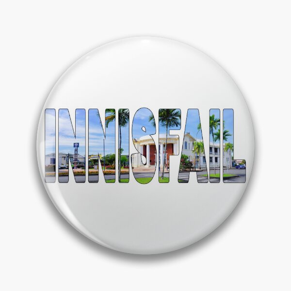Item preview, INNISFAIL - Far North QLD Historic Courthouse with Palm Trees designed and sold by Adam Gormley.