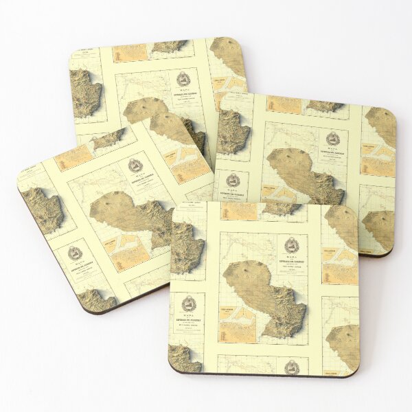 Item preview, 1906 Paraguay Shaded Relief 3D Map digitally-rendered designed and sold by ThinkAboutMaps.