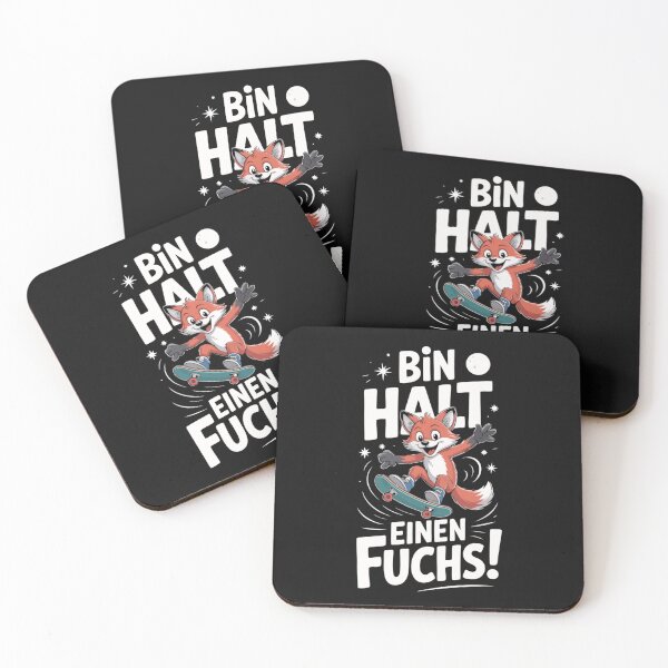 Item preview, Funny Sports Product Fox on a skateboard- BIN HALT EINEN FUCHS designed and sold by Gadget80.