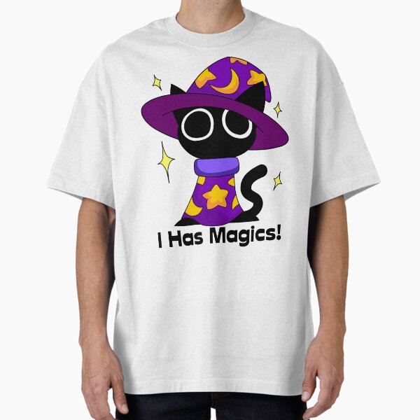 Item preview, Black Cat Has Magics! designed and sold by CatShirtDotShop.