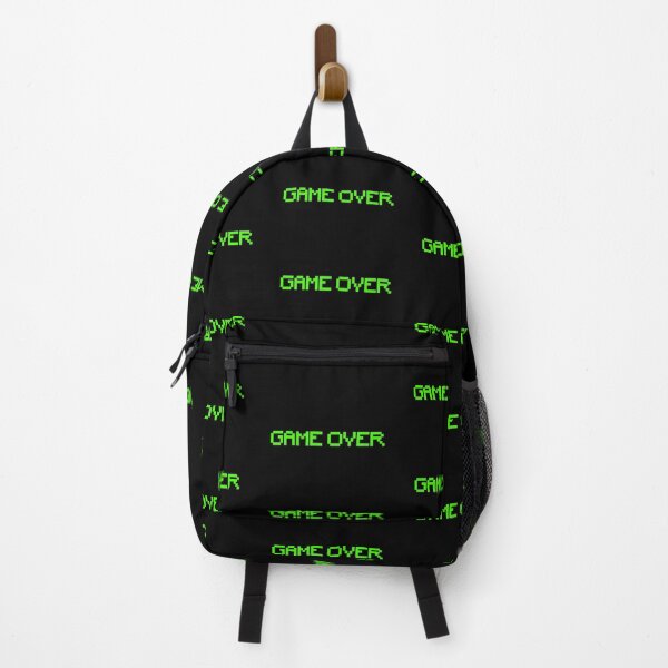 Item preview, Game Over in Green Pixel Typography designed and sold by Memes N Lore .