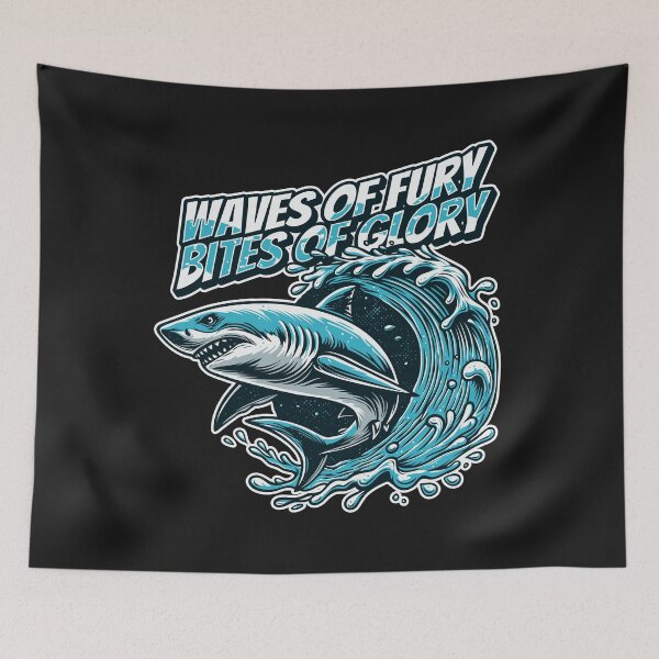 Item preview, Waves of Fury, Bites of Glory designed and sold by NecroArchitect.