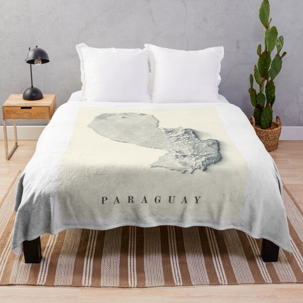 Item preview, Paraguay Shaded Relief 3D Map digitally-rendered designed and sold by ThinkAboutMaps.