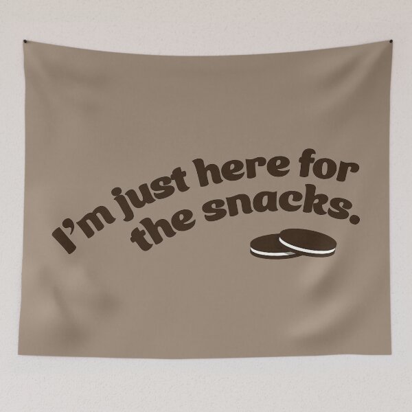 Item preview, I'm Just Here For the Snacks designed and sold by sillyjess.