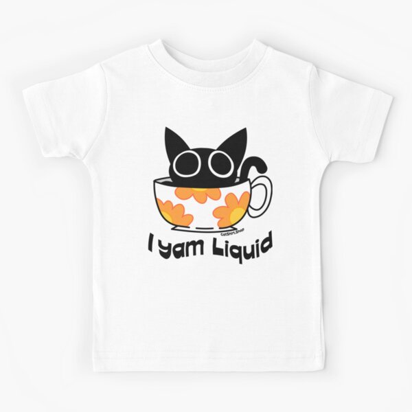 Item preview, I Yam Liquid - Cute Cat Graphic designed and sold by CatShirtDotShop.