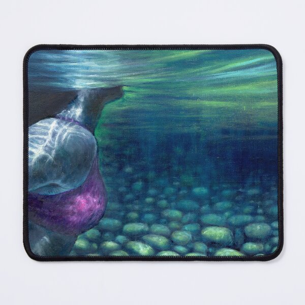 Item preview, Spring Creek II - Beneath Still Waters | River Art with Light and Pebbles designed and sold by Laini Eckardt.