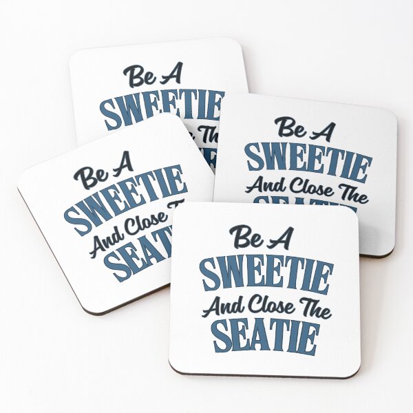 Item preview, "Be a Sweetie & Close the Seatie" Funny Bathroom Sign – Hilarious Toilet Humor Decor for Home or Office! designed and sold by Rebel Fusion.