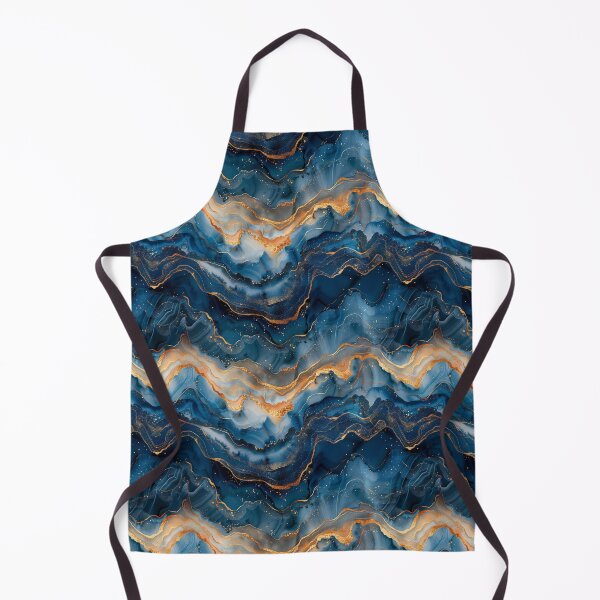 Item preview, Abstract Blue and Gold Marble Texture designed and sold by NTGUILTY.