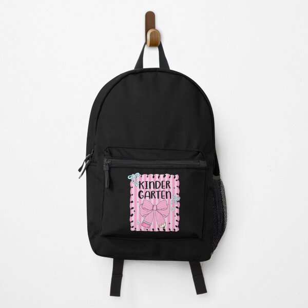 Item preview, Kinder Garten Coquette Pencil Bow Pink Striped designed and sold by TalalosART.
