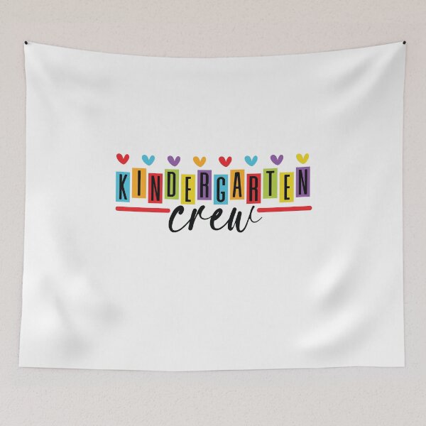 Item preview, Kindergarten Crew Colorful Block Heart Back to School designed and sold by TalalosART.