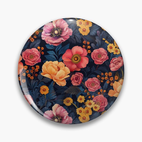 Item preview, Dark Floral Poppy Garden Pattern designed and sold by NTGUILTY.