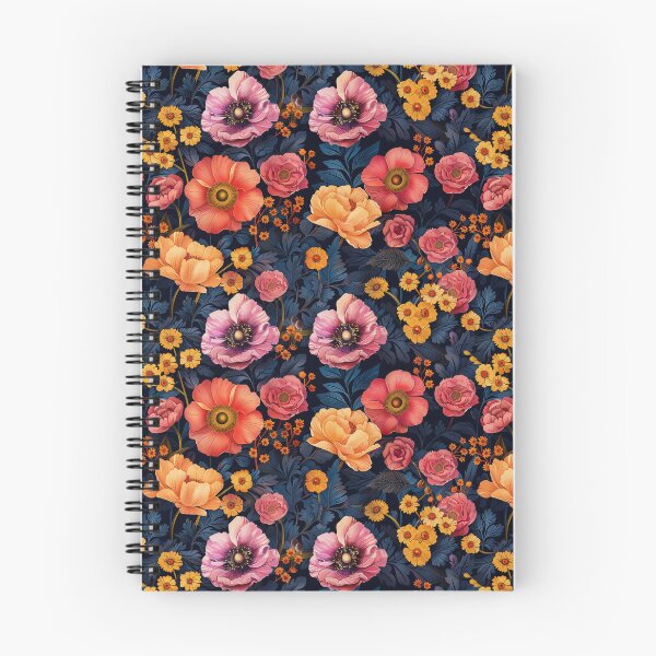 Item preview, Dark Floral Poppy Garden Pattern designed and sold by NTGUILTY.
