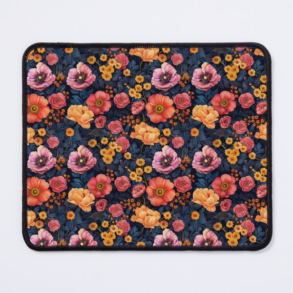 Item preview, Dark Floral Poppy Garden Pattern designed and sold by NTGUILTY.