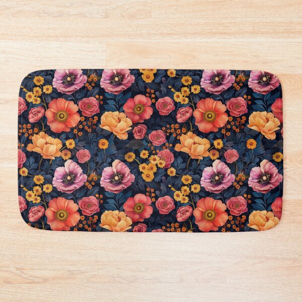 Item preview, Dark Floral Poppy Garden Pattern designed and sold by NTGUILTY.