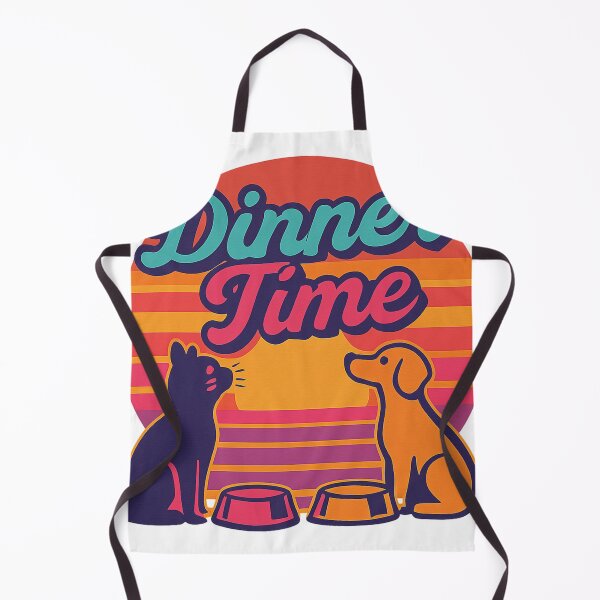 Item preview, Retro Dinner Time Pet Mat designed and sold by TONSNAP.