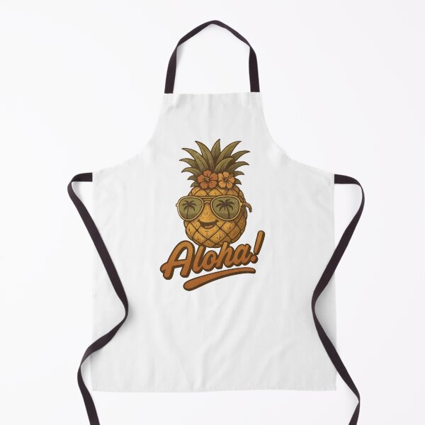 Item preview, Retro Pineapple Aloha Summer Design designed and sold by FeFoFum.