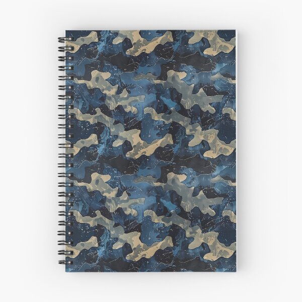 Item preview, Abstract Blue Camouflage Pattern designed and sold by NTGUILTY.
