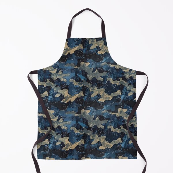 Item preview, Abstract Blue Camouflage Pattern designed and sold by NTGUILTY.