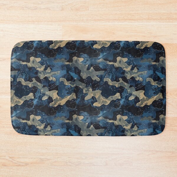 Item preview, Abstract Blue Camouflage Pattern designed and sold by NTGUILTY.