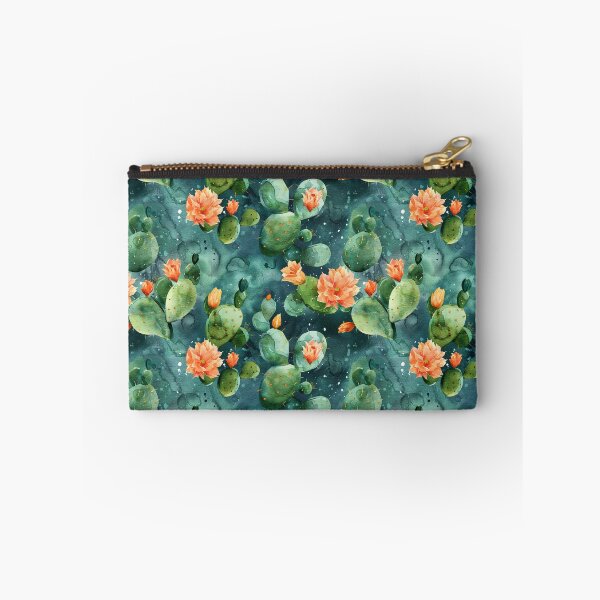 Item preview, Watercolor Prickly Pear Cactus with Blooms designed and sold by NTGUILTY.
