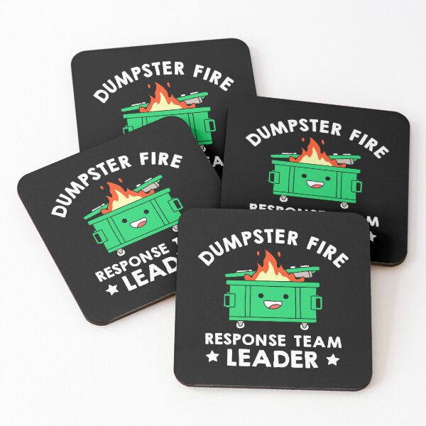 Item preview, Dumpster Fire Response Team Leader designed and sold by NQArtist.